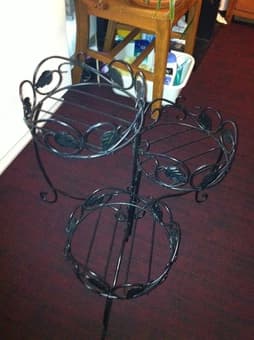 Plant stand, air purifier, bike bracket and lock cable, cardboard box 2