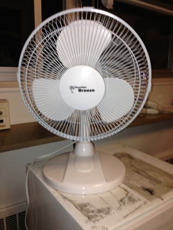 Selling Counter Size Refrigerator ($35) and Fan ($10) 3