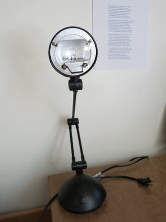 Halogen Desk Lamp (black) - $12 1