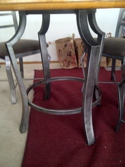 Moving sale - dining table and chairs 3