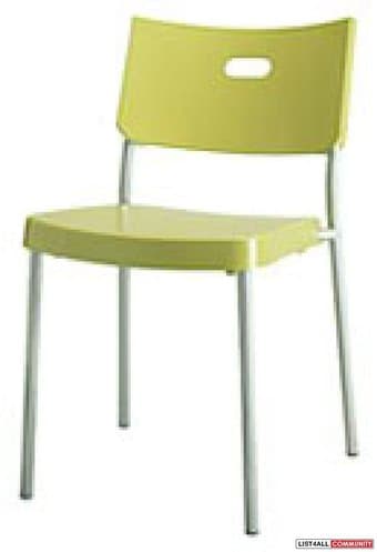 Ikea Green Plastic Chair 1
