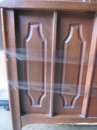 Antique Wood China Cabinet - $100 OBO 3