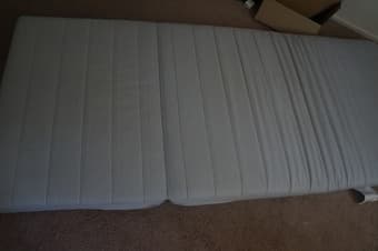 full size bed frame +Matress for sell 1