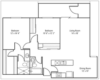 Very spacious 2 bed/2 bath sublet Jun 30 - Aug 18 1