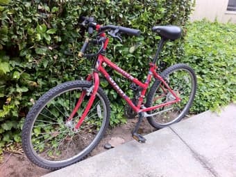 Red mountain bike perfect for new student $70 1