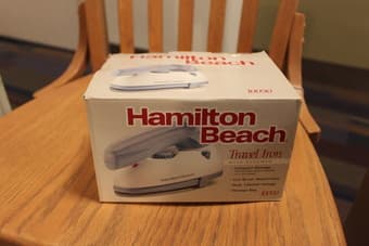 Travel iron with steamer - $8 1