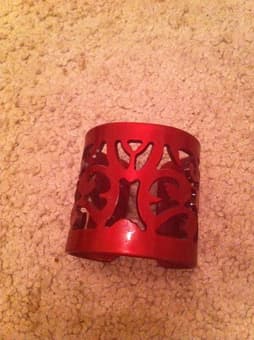 Ornate red bracelet $5 1