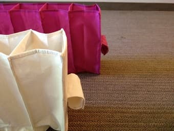 Hanging shoe organizers $10 each 2