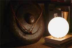 Beautiful orb-shaped lamp $12 1