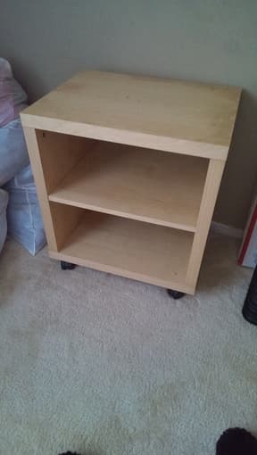 X-Large Dog Kennel, Tv stand, and bed risers for sale 2