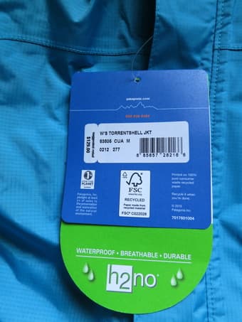 Brand new patagonia rain jacket with tags 2