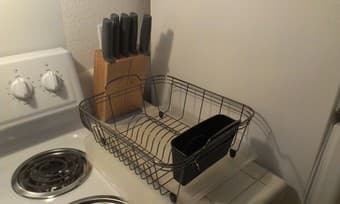 knife set (5-pc) and dish drainer 1