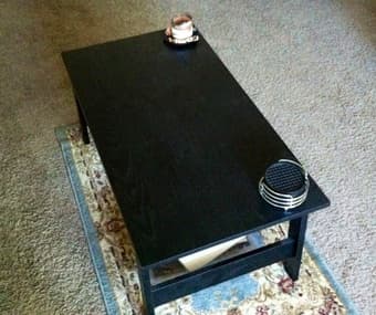 Set of 3 tables (coffee + 2 side tables) $50 1