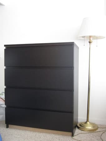 IKEA 4 drawer chest + bookshelf + chair + bike 1