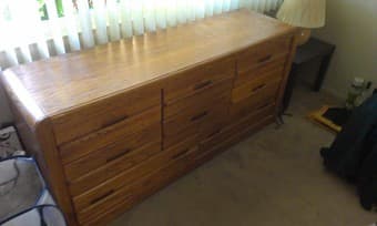 8-drawer chest, solid wood 1