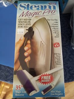 Steam Magic Pro Steamer Iron (as seen on TV) $10 1