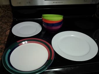 Kitchen stuff - knives, utensils, pots, coffee maker, cutting boards.. 2