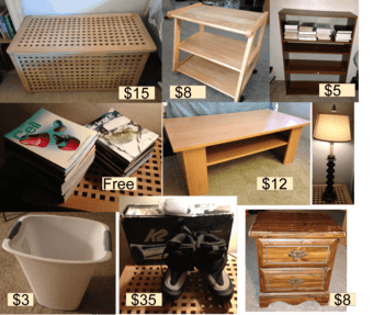 Moving sale 1