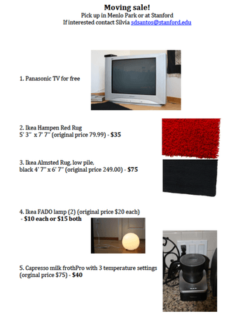 Moving sale!!!!! 1