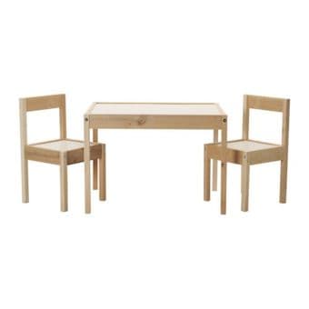 Children's table with two chairs (IKEA)  -    $10 1