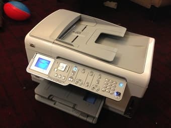 hp photosmart c7280 all in one printer + 4 ink replacements for free 2
