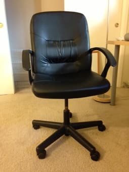 Office chair, good as new, $40 1
