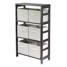 Three-tier canvas shelf -- $25 1