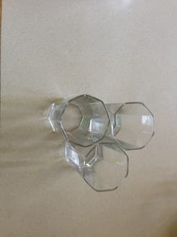3 small bowls, 3 big bowls, 3 glasses - only $ 6 for all !!! 1