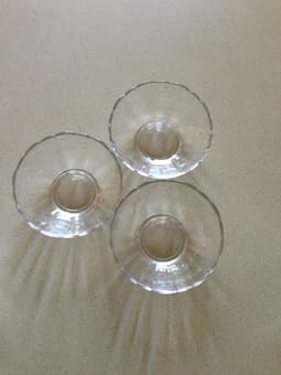 3 small bowls, 3 big bowls, 3 glasses - only $ 6 for all !!! 2
