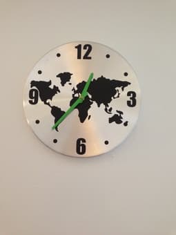 Beautiful wall clock from Ikea - only $ 5 !! 1