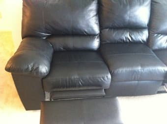 Luxury Reclinable Comfortable Leather Sofa - $320 (palo alto) 2