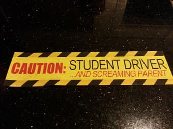 Magnetic Student Driver Sign (New!) 1