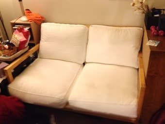 Moving Sale: Great IKEA LILLBERG Two-seat sofa (white) 1