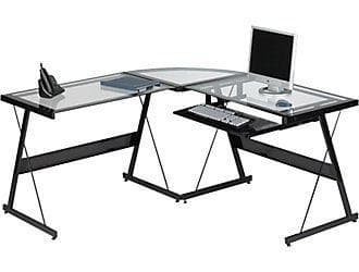 Moving sale: Modern look Z-line legacy L-shaped glass desk 2