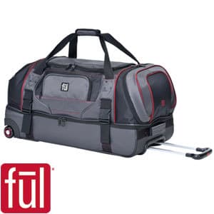 ful grey 30" Drop Bottom Wheeled Duffel 1