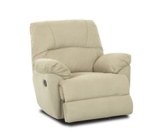 Beige leather recliner $50 1