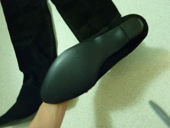Black Suede Over-the-knee Boots by Steve Madden. NEW! $28 2