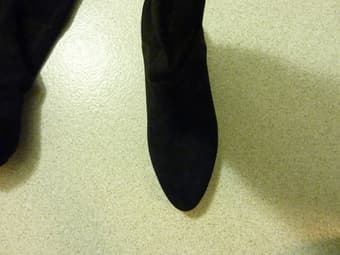 Black Suede Over-the-knee Boots by Steve Madden. NEW! $28 3