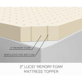 SALE: Memory Foam Mattress Topper - $50 regular $425 1