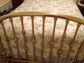 Antique Victorian Heavy Brass Bed-Full Size 2