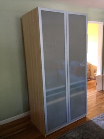 Glass Front Cabinet For Office Use - $200 1