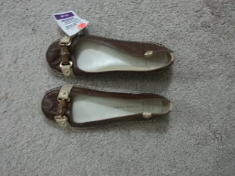 Etienne Aigner brown flats (8.5M) - Women's shoes 1