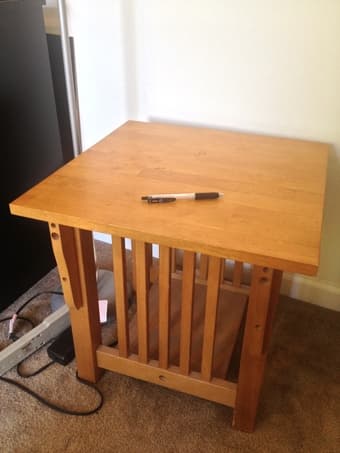 bed-side table in mountain view - $20 obo 1