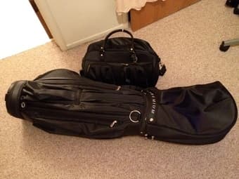 golf bag + boston bag for women $30 2