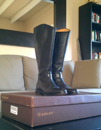 Ariat 'Kingsbury' Boot, Women's Size 7.5, Black, Leather -- $219 3