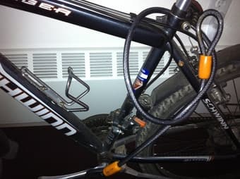 air purifier, bike bracket and lock cable, 2
