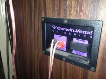 vs-120 cerwin-vega home entertainment speakers $80 3