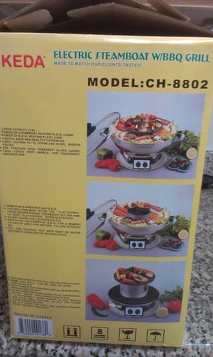 Hotpot with grill, like new, $30 2