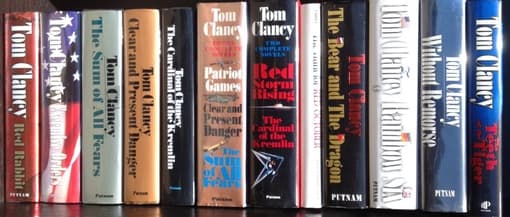 Grisham and Clancy Hardbacks 2