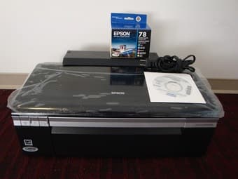 Epson Photo Printer with ink supplies $25 1